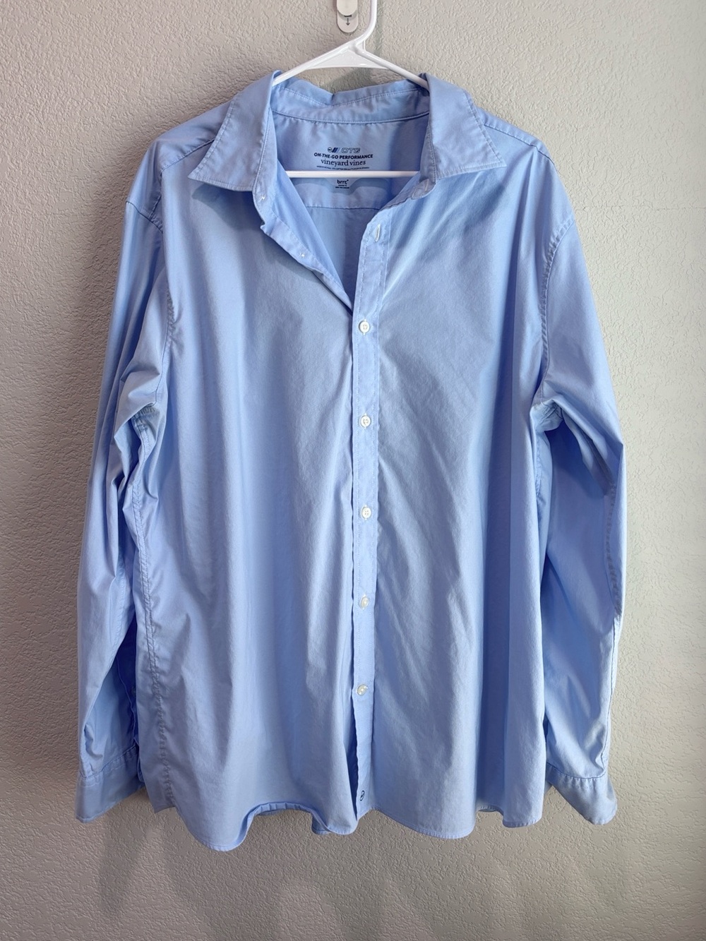 Men’s Vineyard Vines On The Go Performance Long Sleeve Button Down Shirt XXL